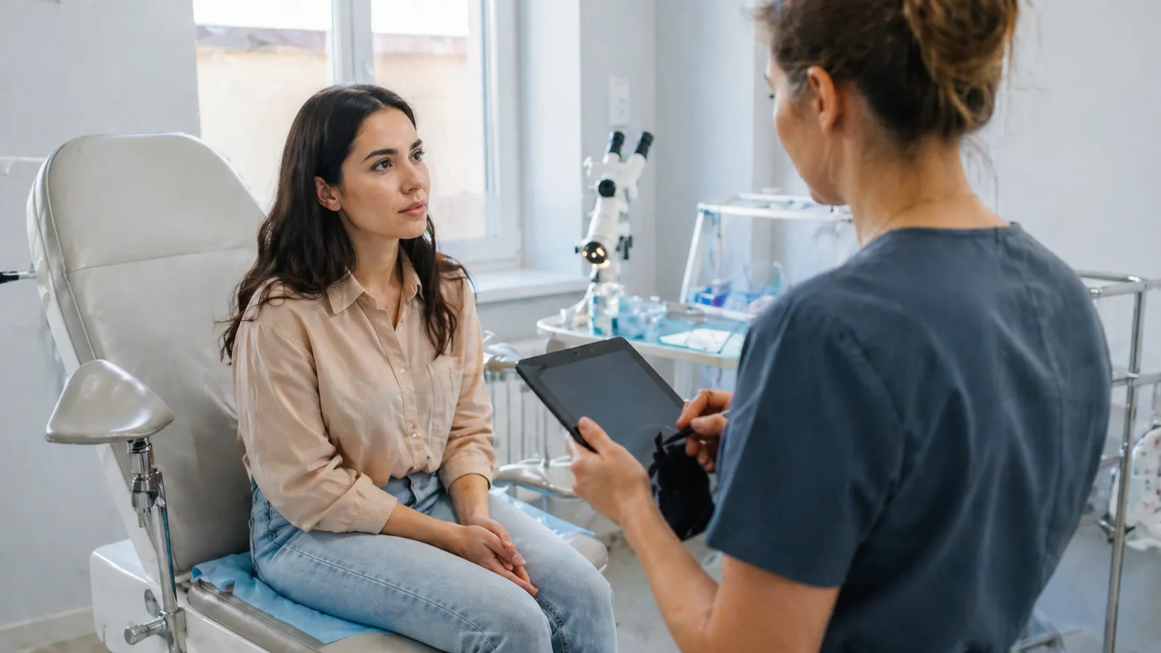 Медицинская консультация в кабинете