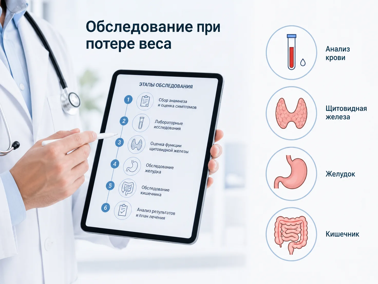 Обследование при потере веса