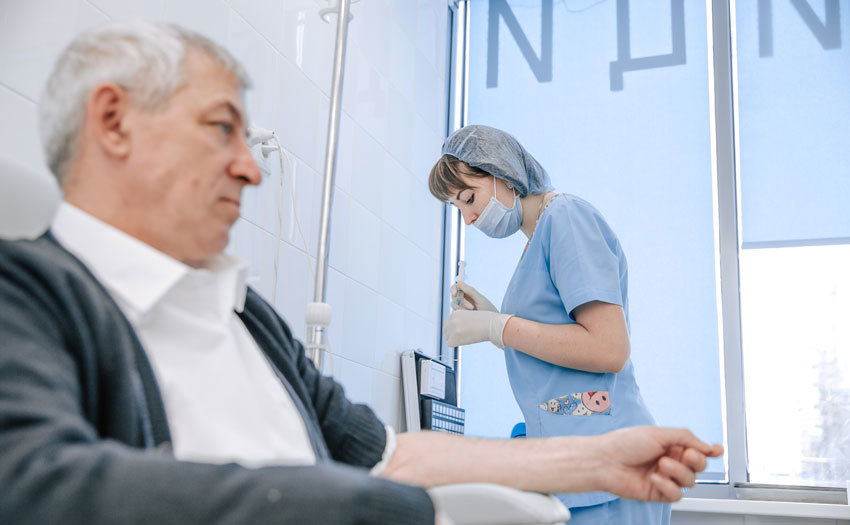 Сдача анализа крови